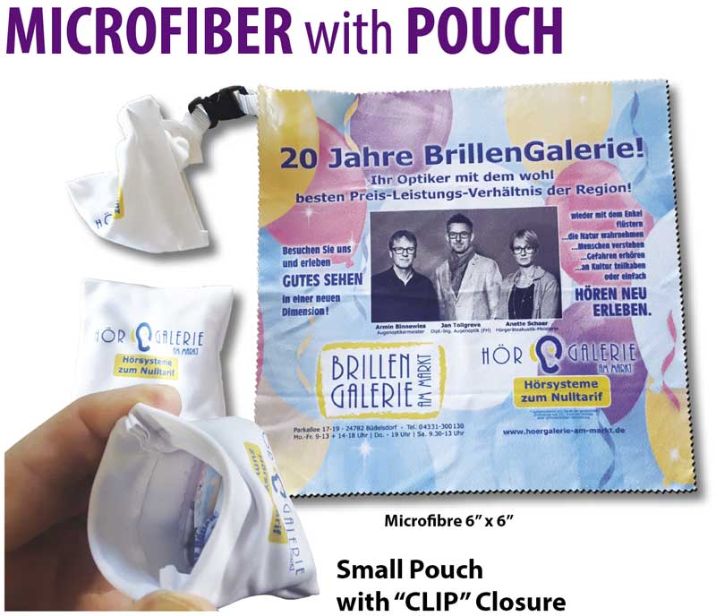 microfiber with pouch