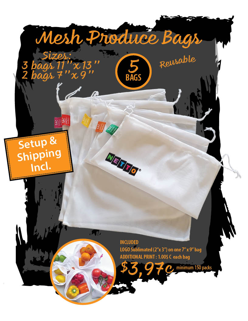 Mesh produce bags