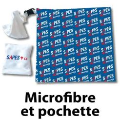 lingette microfibre avec pochette