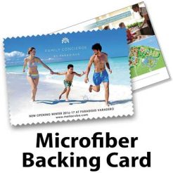 Microfiber with backing card # 200