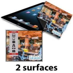 Serviette microfibre deux surfaces