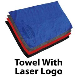 Towel with laser logo # 700 725