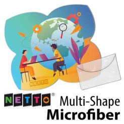 NETTO Multi-shapes microfibers, # 100D-N, # 100O-N, # 100L-N
